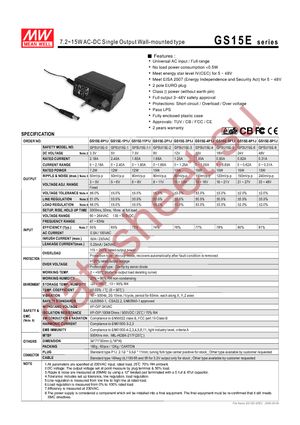 GS15E-2P1J datasheet  